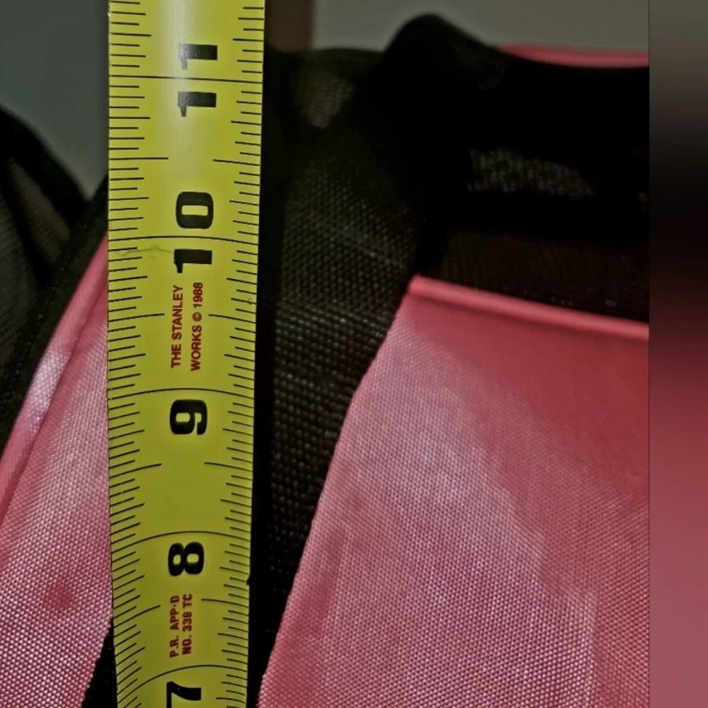 Collapsible Pink Travel Pet Carrier & Bowl Set